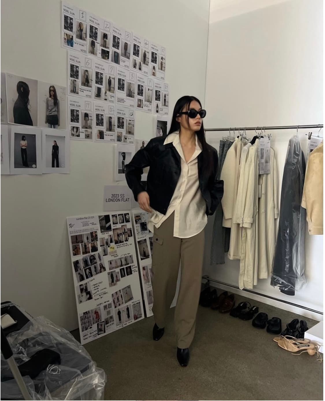 런던플랏 에디션 이크 레더 자켓  상품이미지3