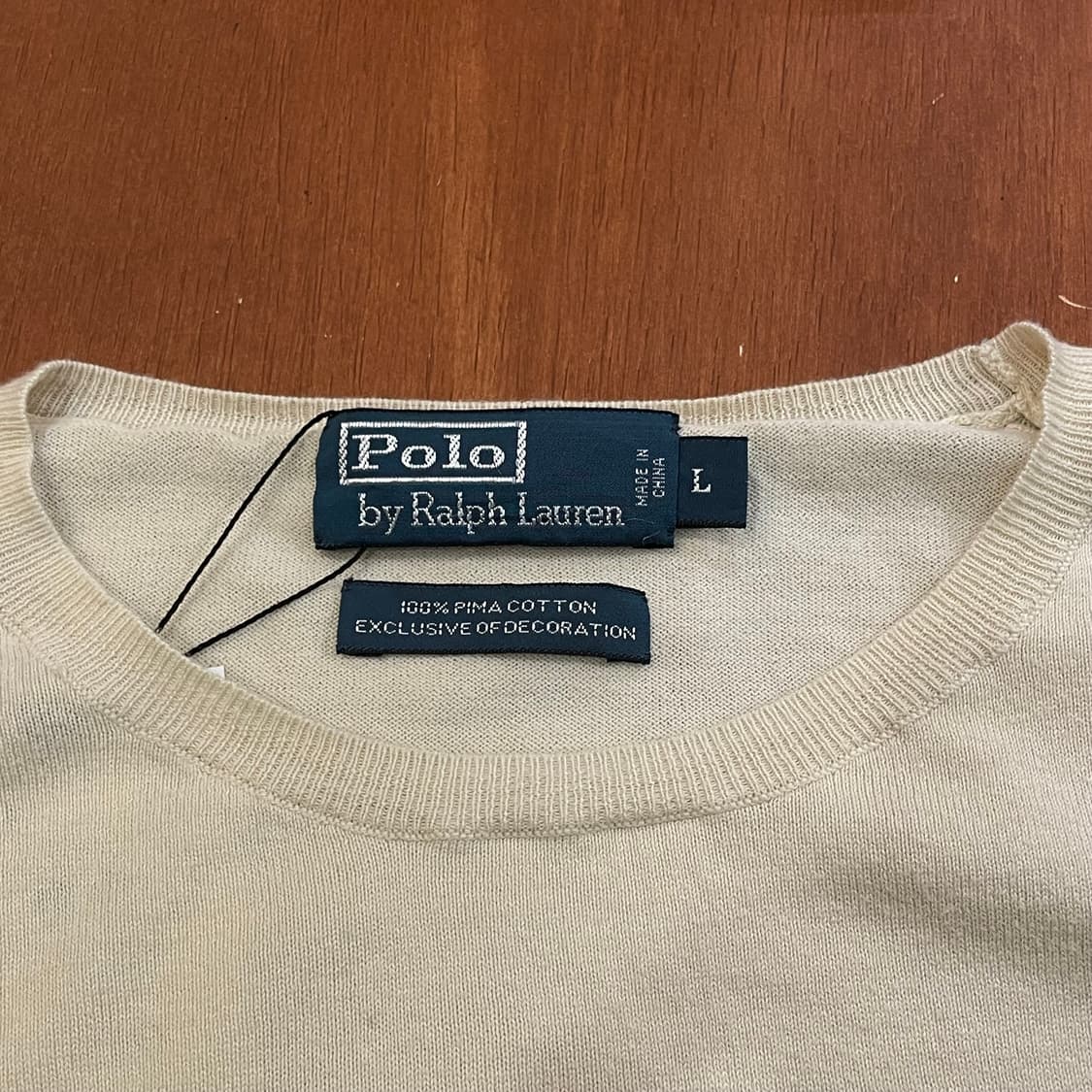 (L) POLO 폴로 랄프로렌 피마코튼 니트 상품이미지7