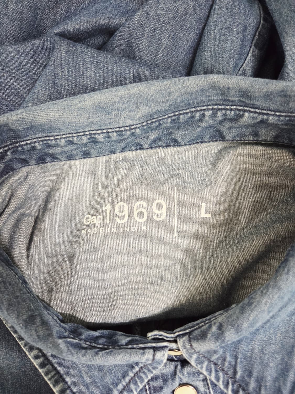 GAP 갭 데님 셔츠 원피스 청남방_L 상품이미지7