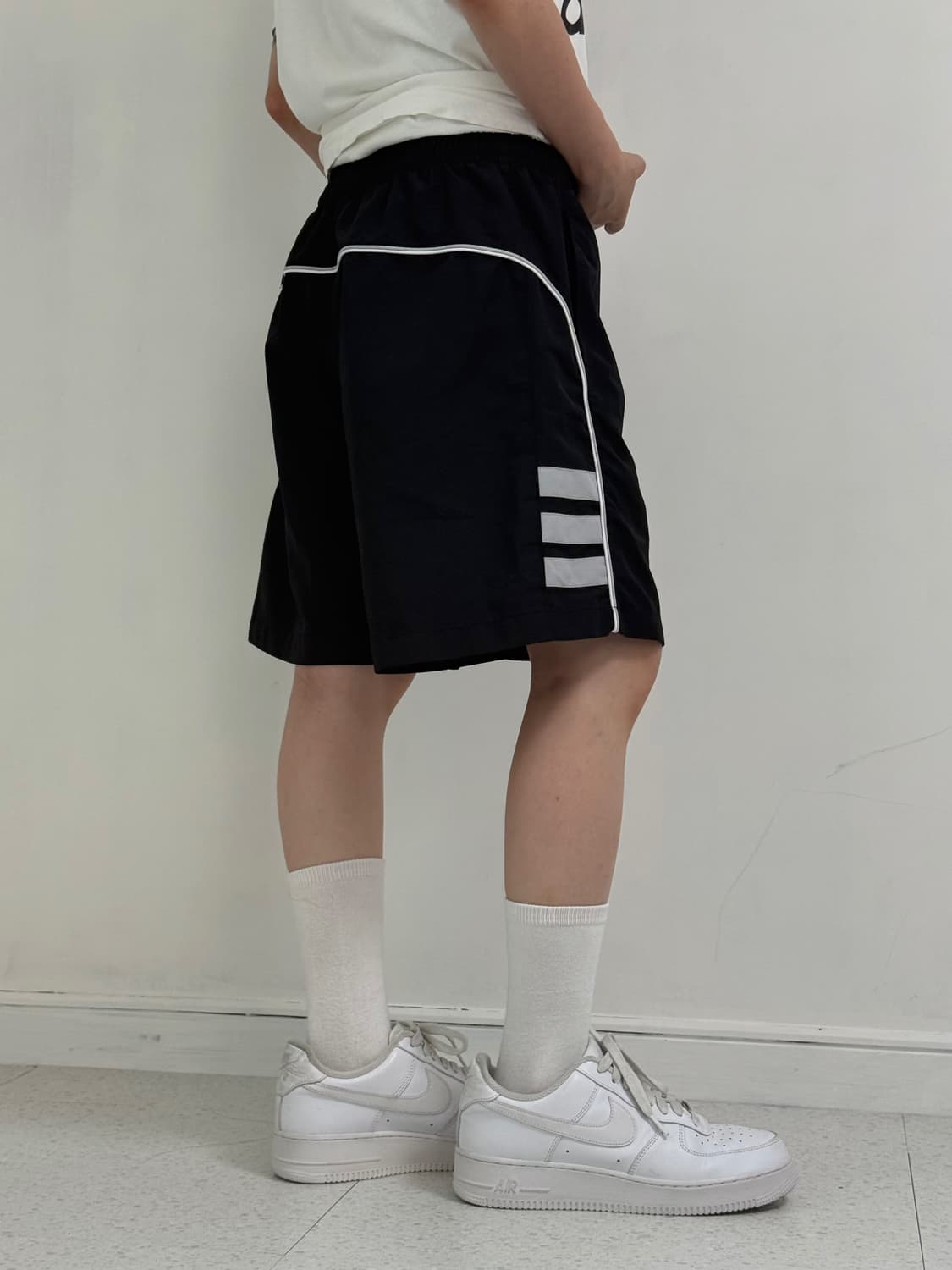 아디다스 블랙 반바지 상품이미지3