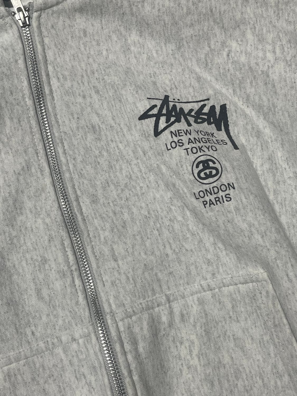 스투시 월드투어 후드집업 상품이미지1