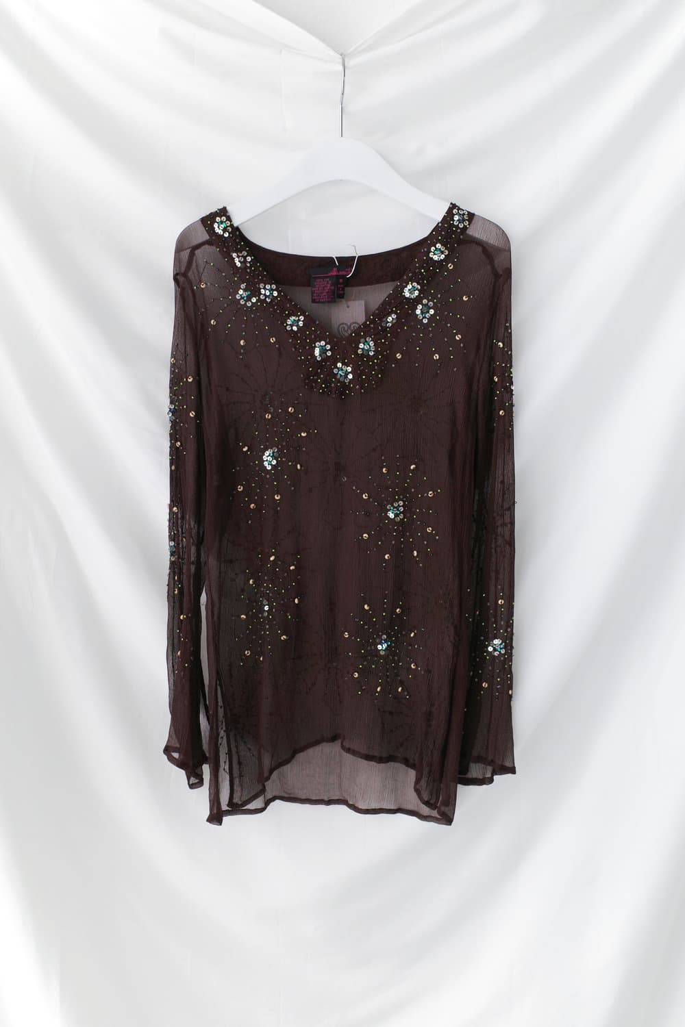 beads see-through T  상품이미지1