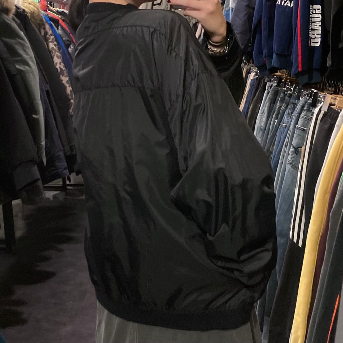 [IM] 나이키 빅스우시 로고 웜업 블랙 상품이미지5