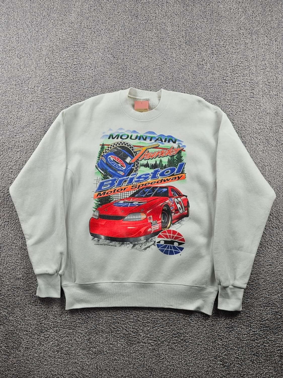 90's 브리스톨 모터 스피드웨이 레이싱 스웻셔츠 (L추정)/ 10938 상품이미지2