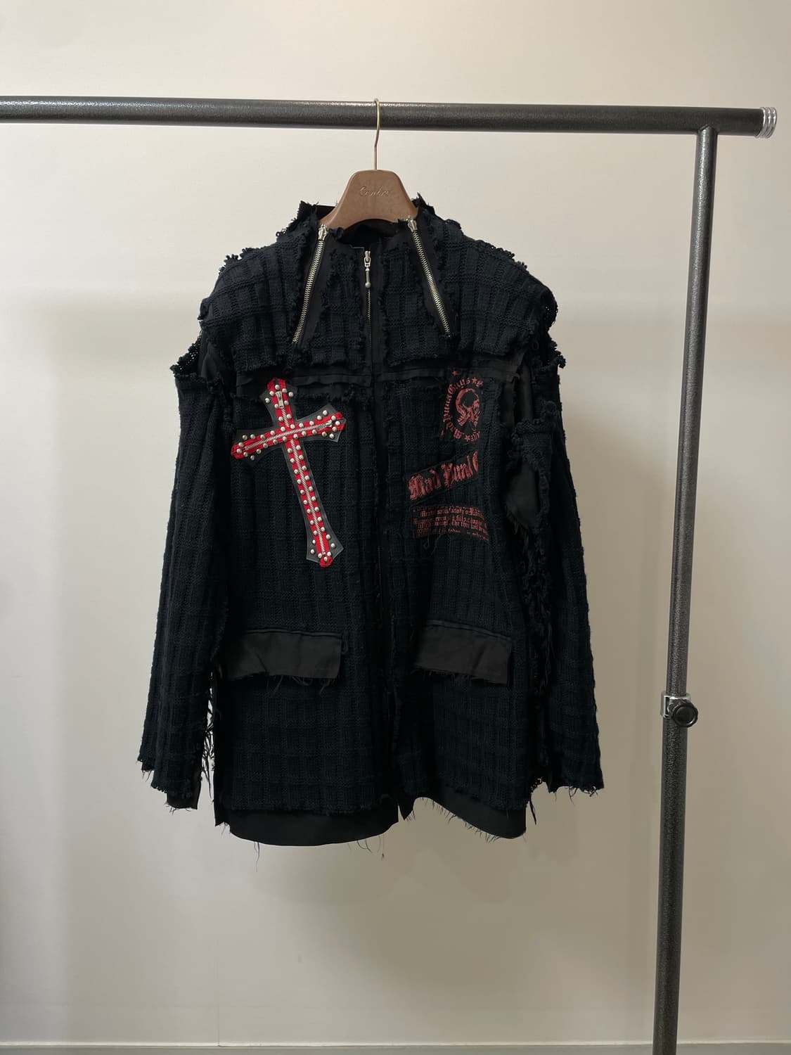 (L) Mad punks 매드펑크 그런지 펑크 대미지 자켓 상품이미지1