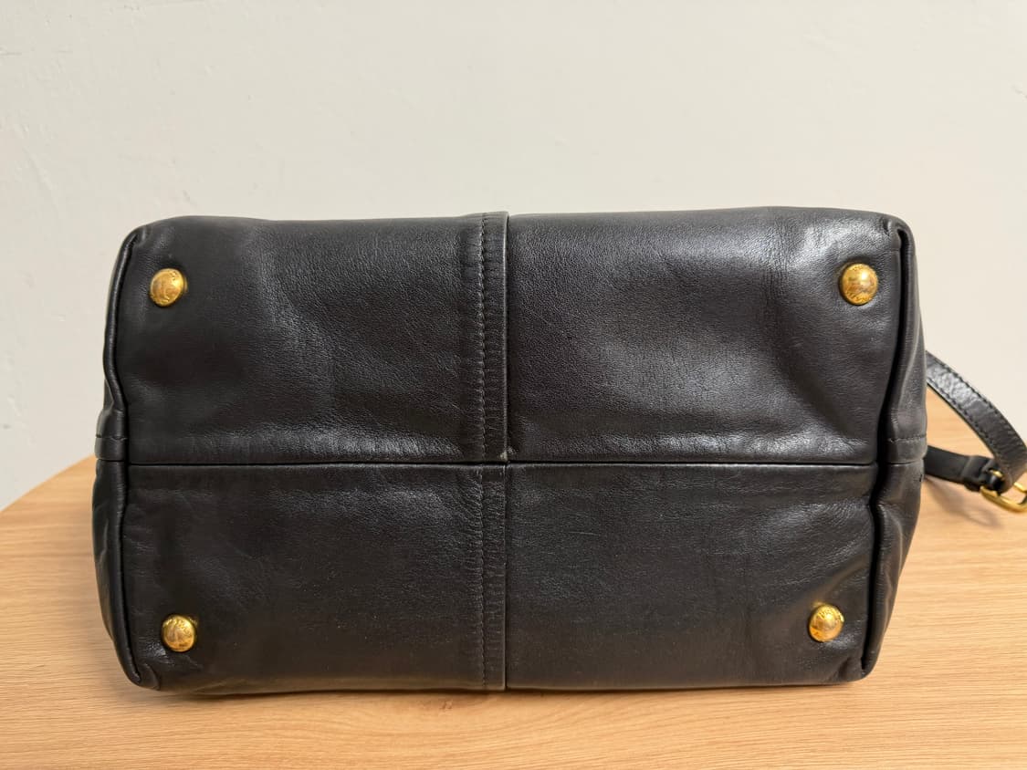 [정품] 프라다 블랙 투웨이백  상품이미지5