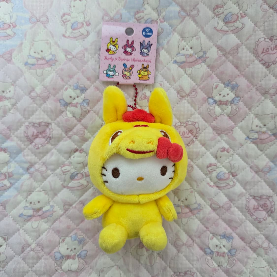 산리오 로디 키티 콜라보 인형 키링 상품이미지1