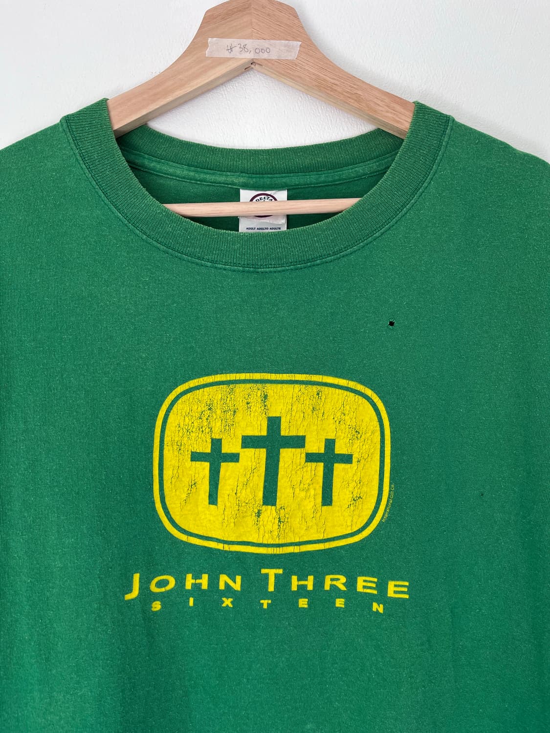 vintage U.S.A john three t-shirt 상품이미지2