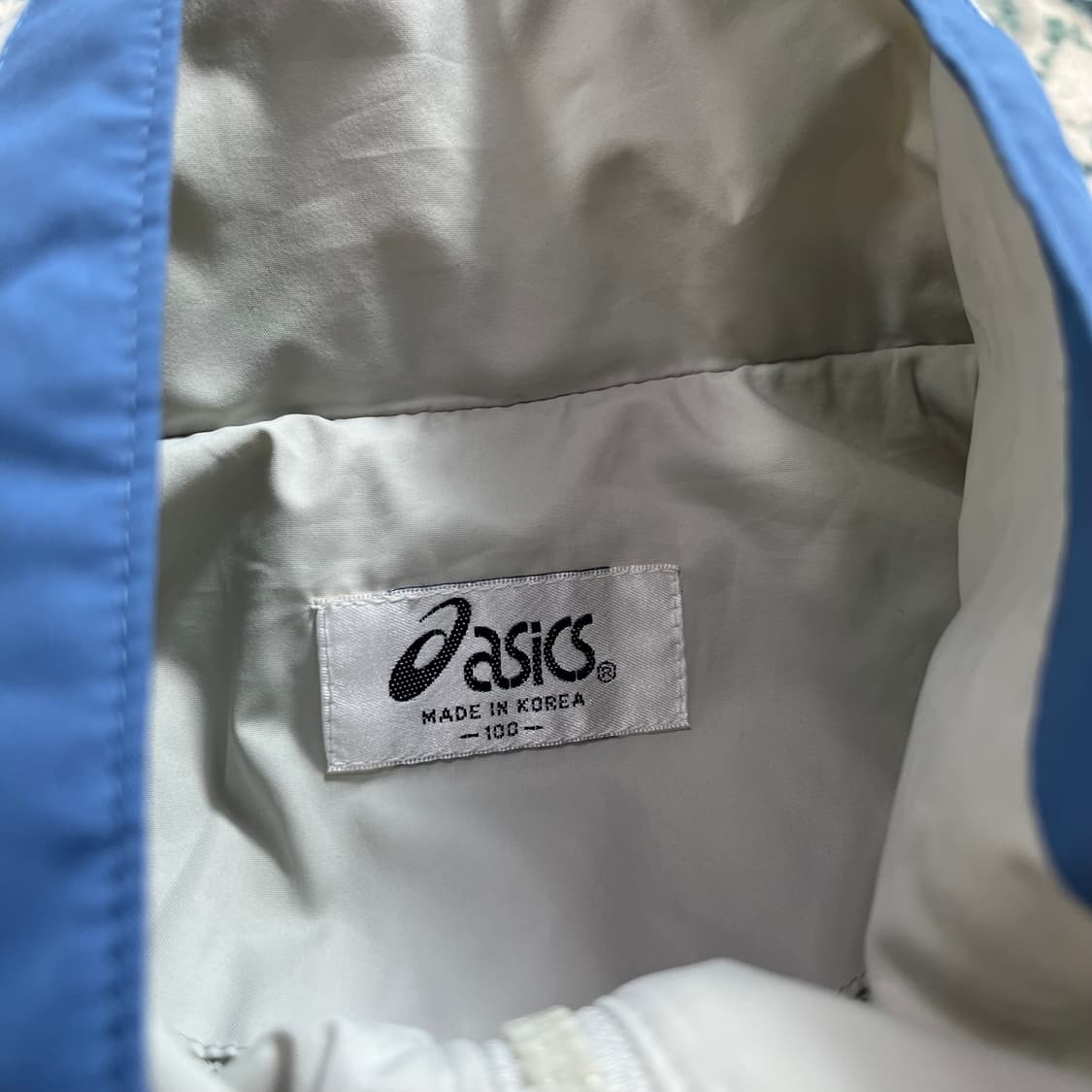 00s Asics 아식스 올드스쿨 트레이닝 바람막이 집업 자켓(100) 상품이미지3