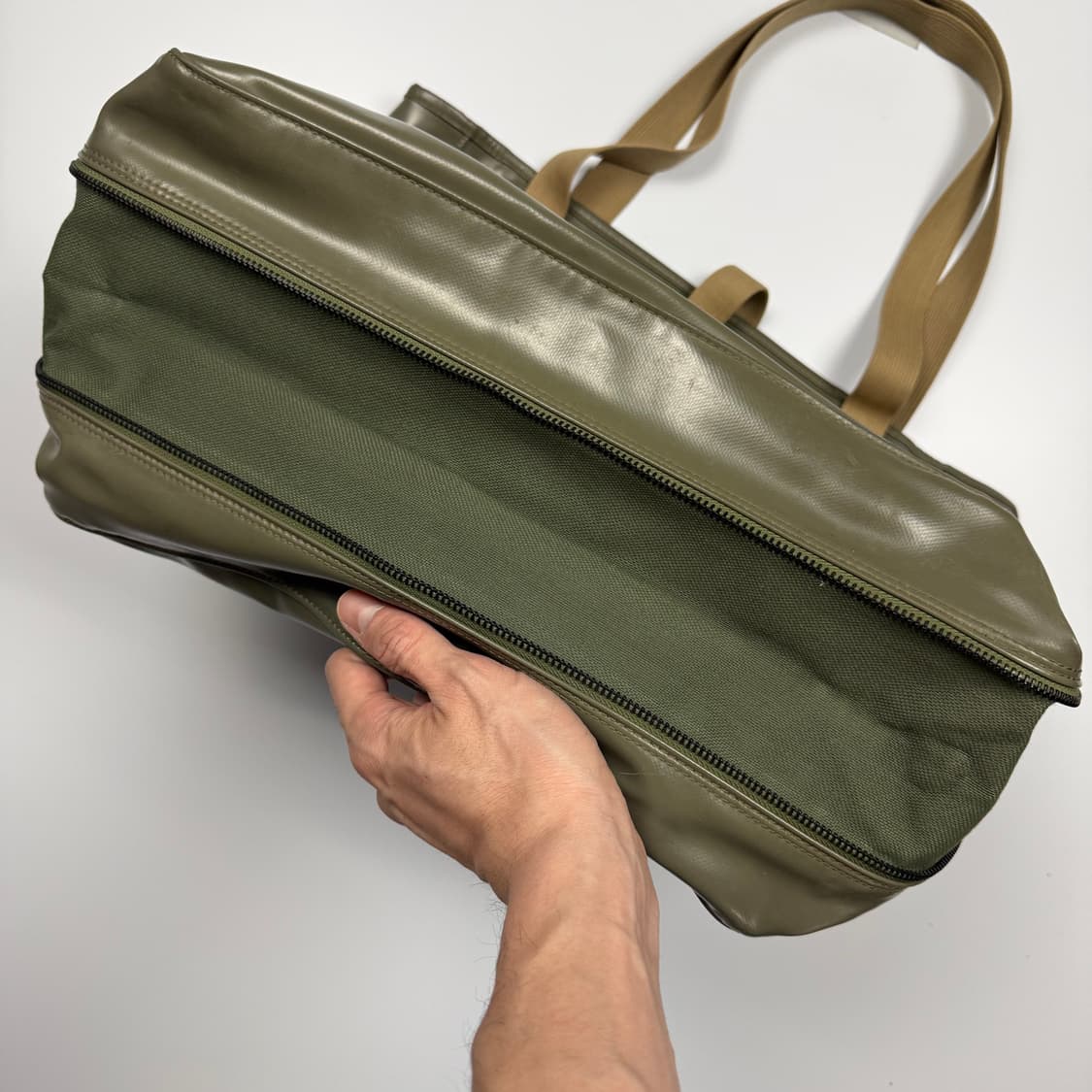 요시다포터 러기지라벨 라이너 토트백 올리브 상품이미지6