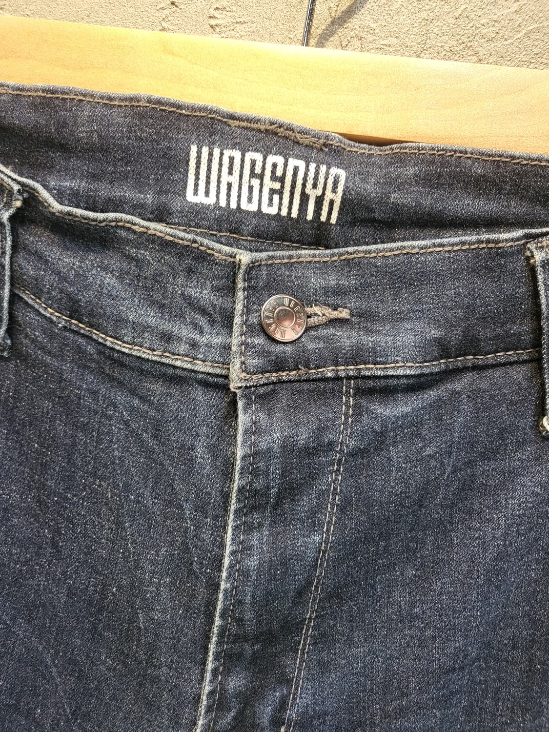 WAGENYA 브랜드의 데님 카고 팬츠 상품이미지2