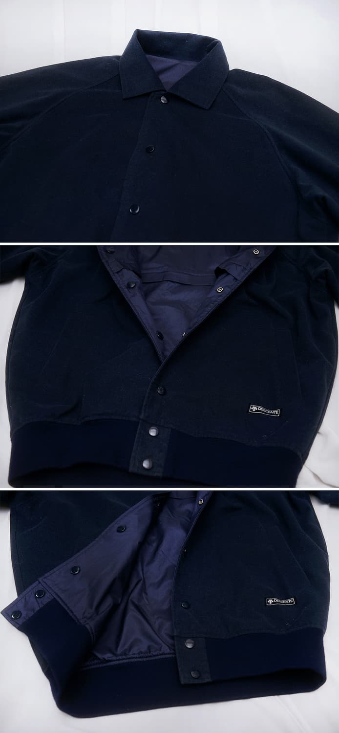 데상트 재팬 오리지널 양면 버튼 울자켓.우븐자켓 (100) 상품이미지4