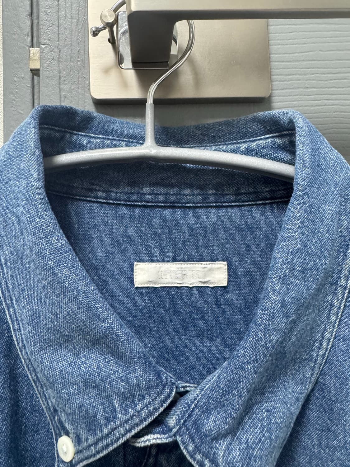 인테림 interim 데님셔츠자켓 5사이즈 판매 헤릴 아프레쎄 코모리 상품이미지3