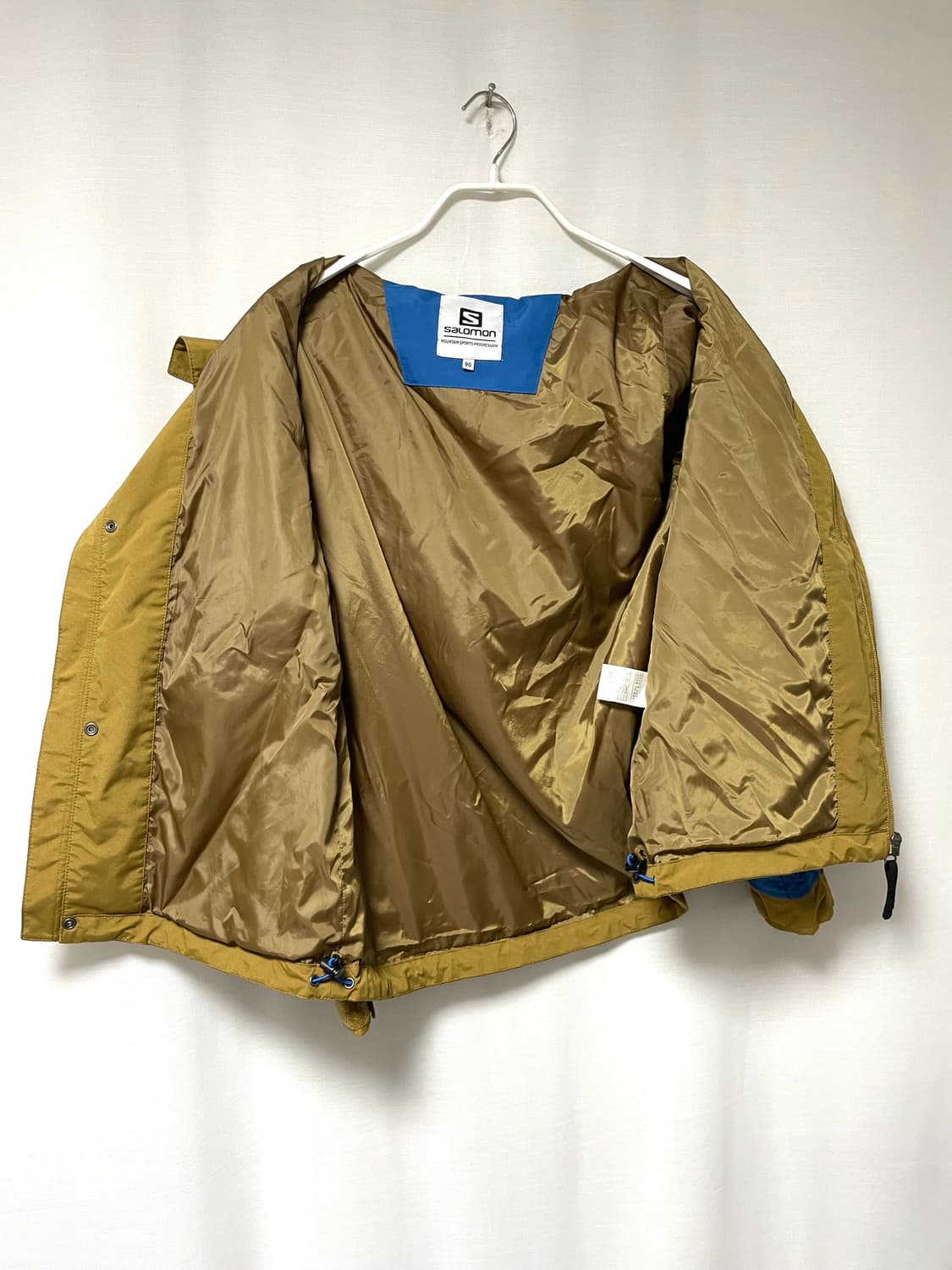 살로몬 여성 나일론 배색 등산 바람막이 자켓 55-66 _ 블루브라운 상품이미지9