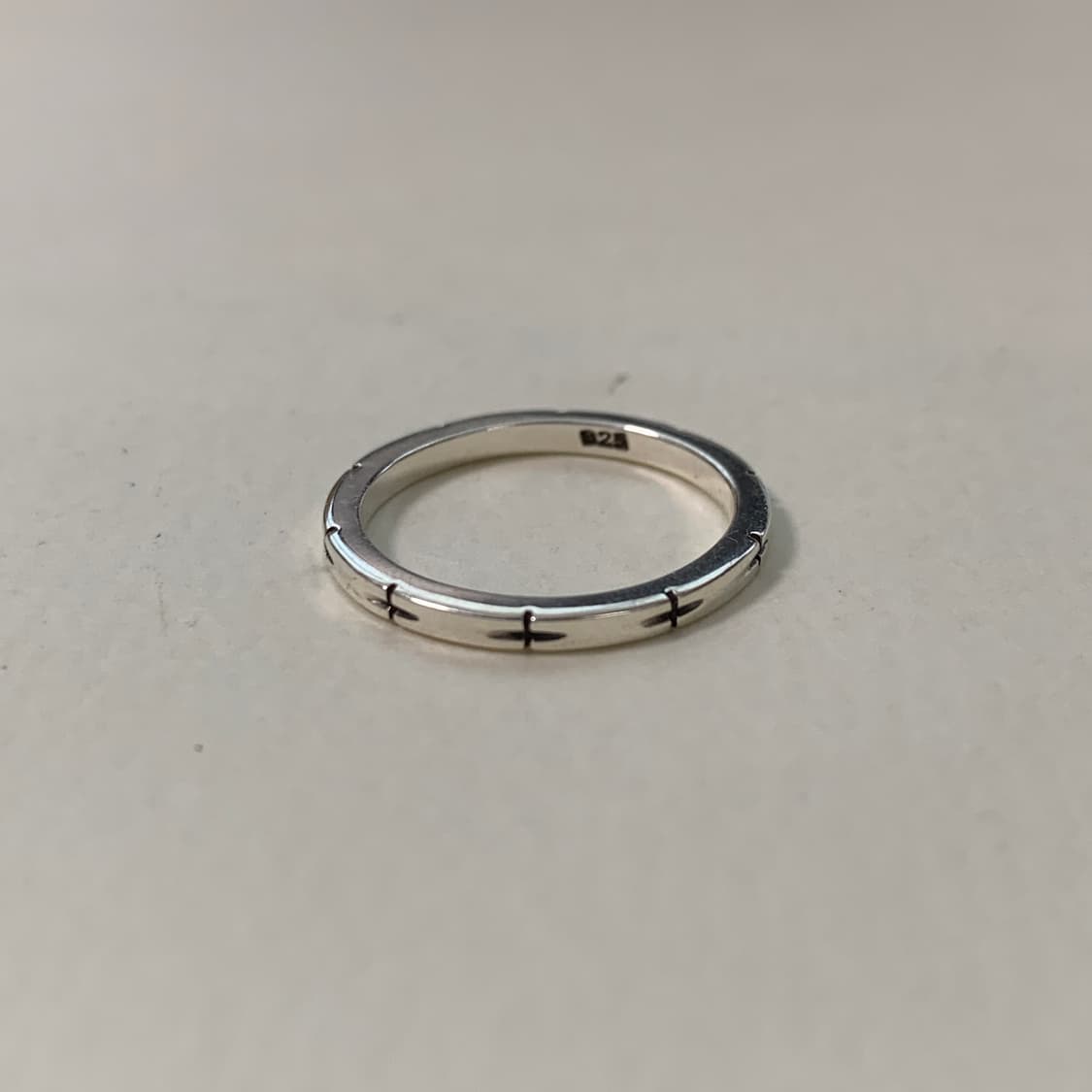 silver925 십자가유화반지 상품이미지1