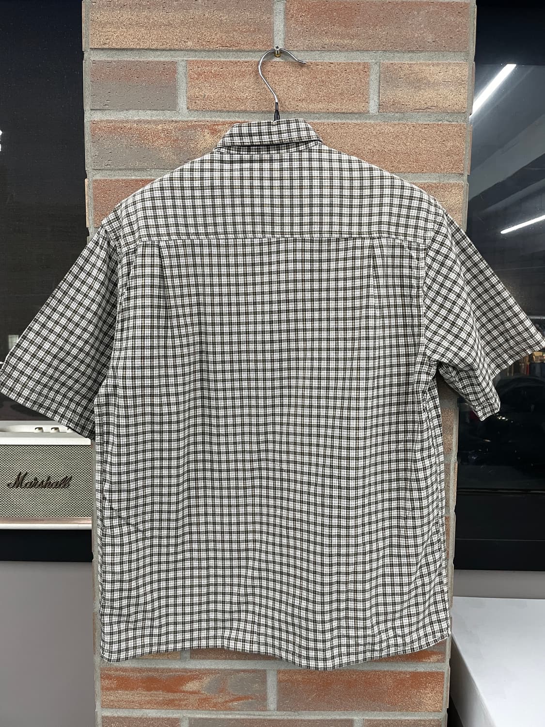 디키즈 크롭 체크 반팔 셔츠 상품이미지8