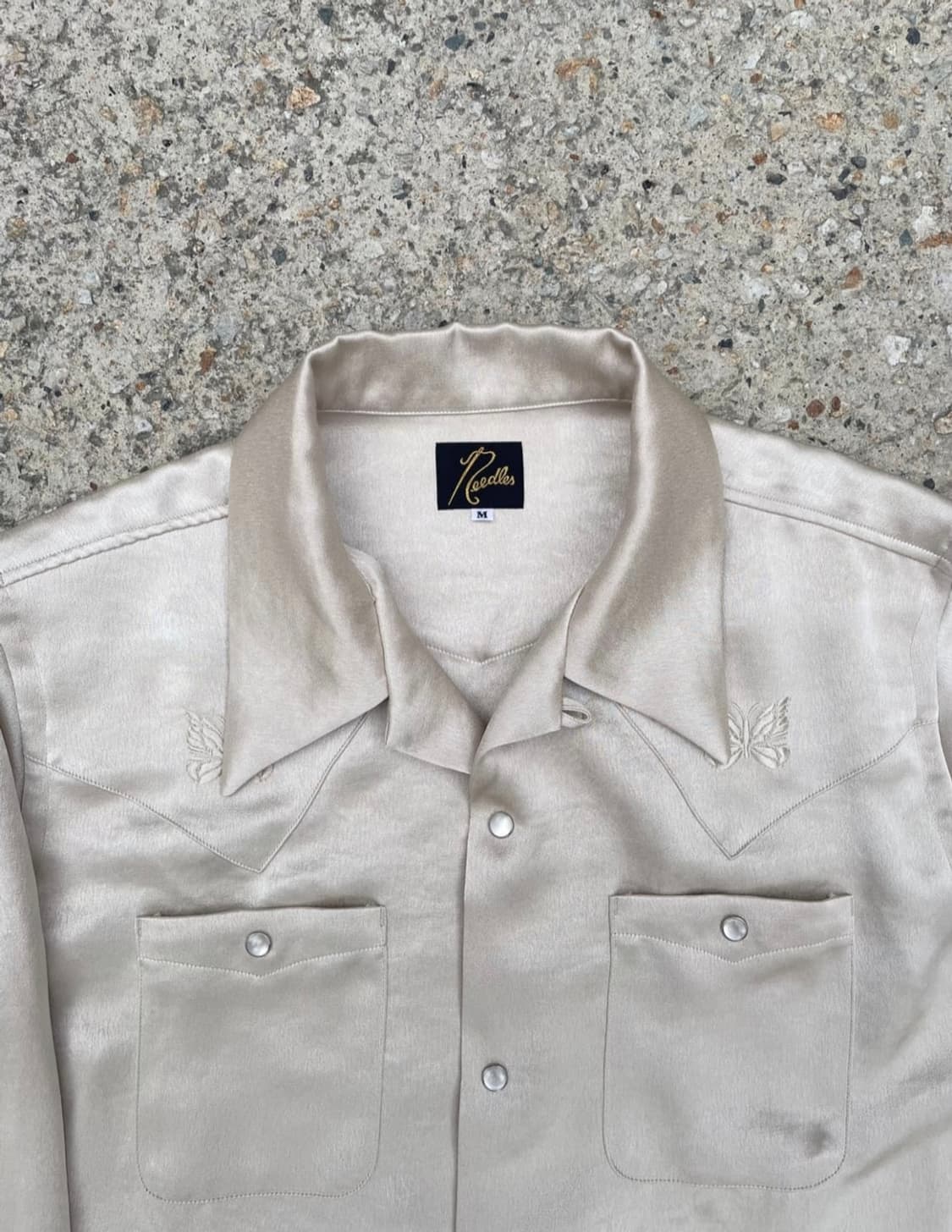 니들스 새틴 웨스턴 셔츠 상품이미지2