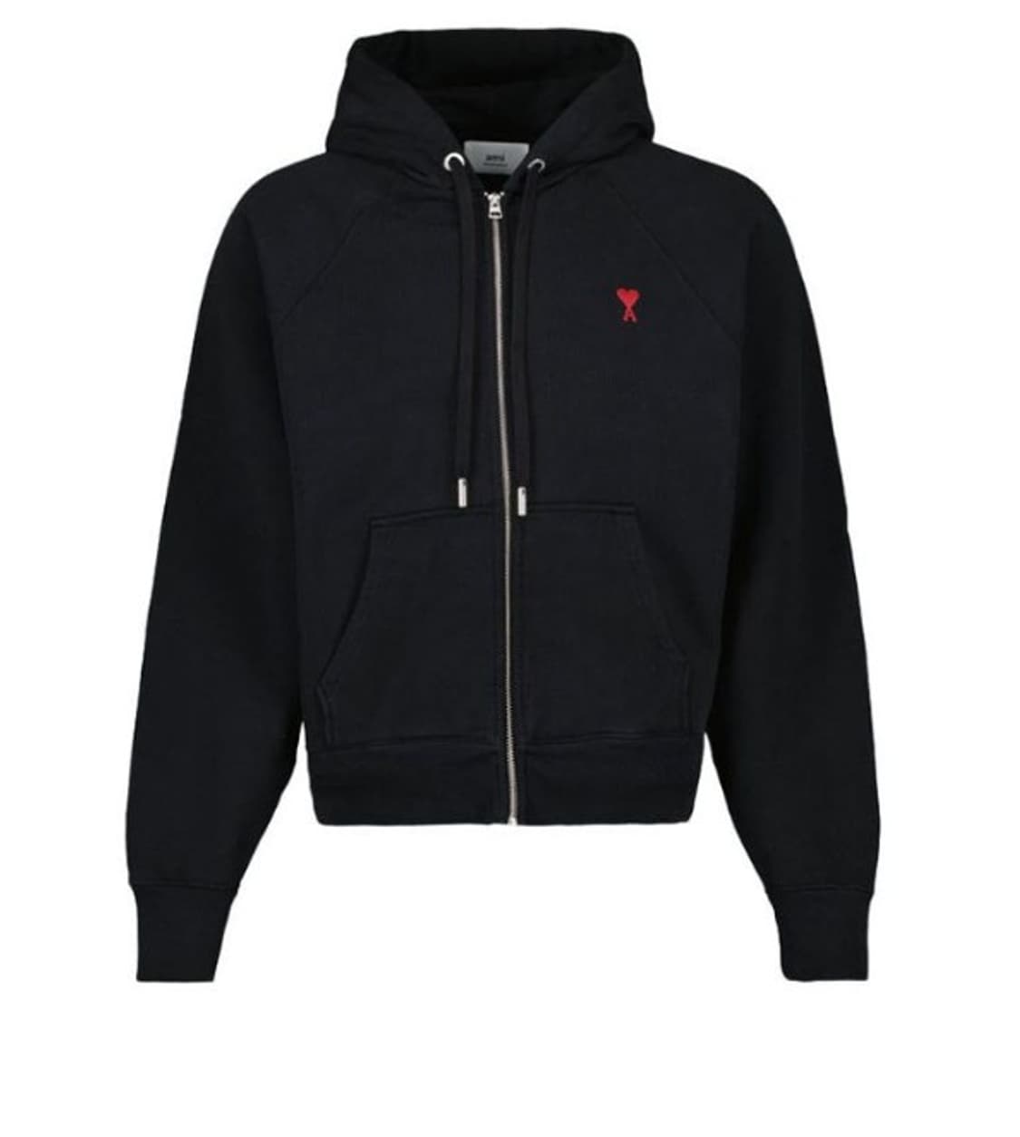 AMI 아미 하트 로고 집업 후드티 블랙·그레이·네이비 남여공용 병행수입 상품이미지7