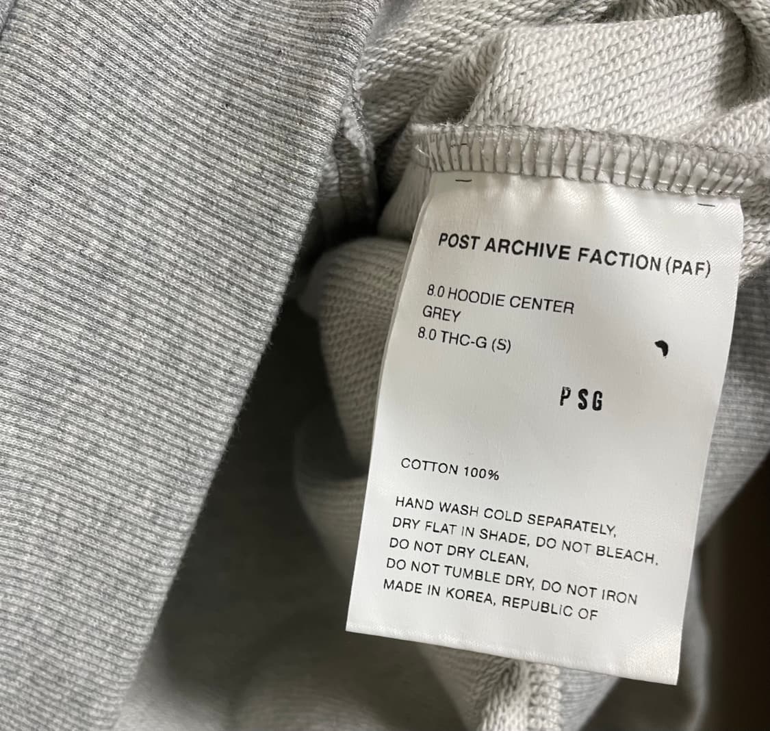 Paf 8.0 Hoodie Center Grey 상품이미지7