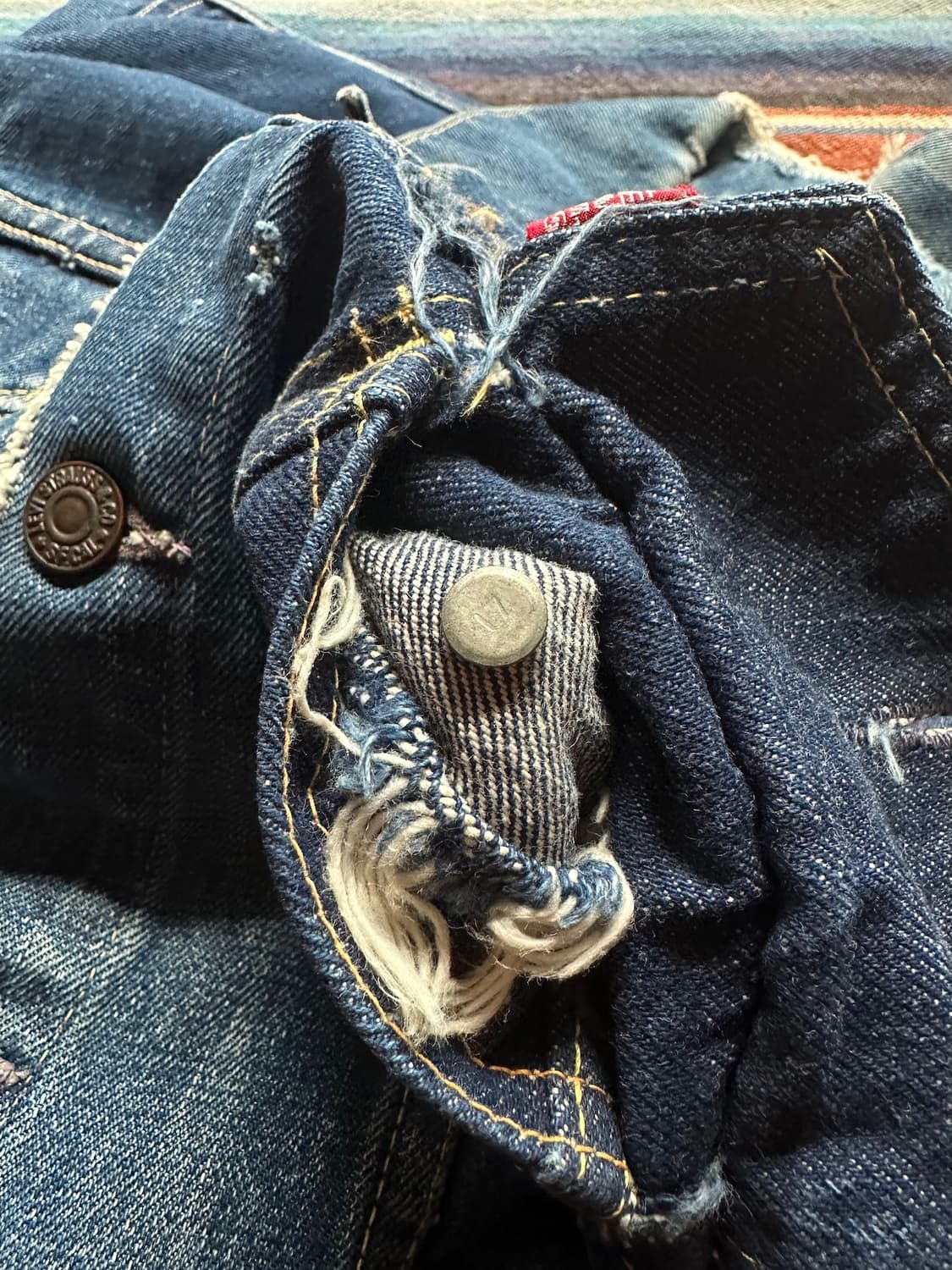 60s USA Levis 557xx 3rd Denim Jacket 상품이미지8