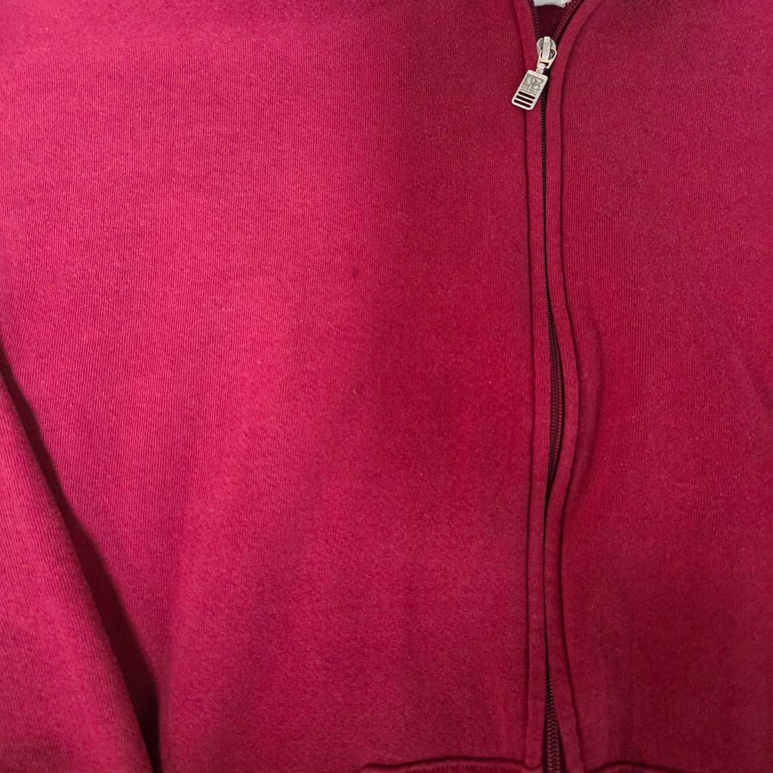 [XL] 90s 빈티지 러셀 애슬레틱 후드 집업 페이디드 레드/버건디 상품이미지3