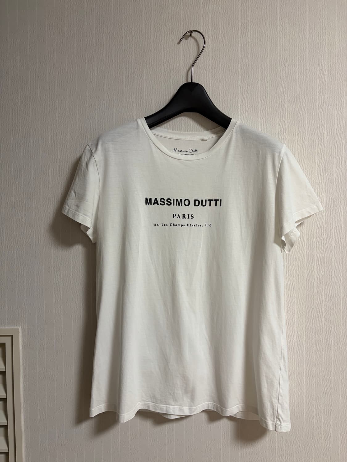 Massimo Dutti 화이트 반팔 정품 S 상품이미지1