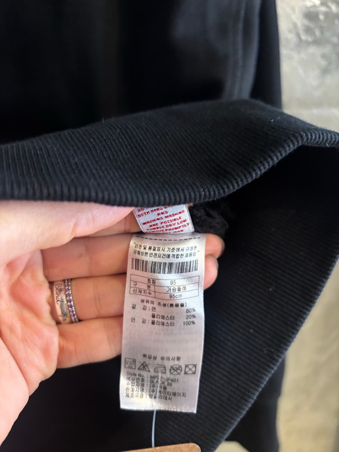 Us폴로 기모 후드집업 M 상품이미지4