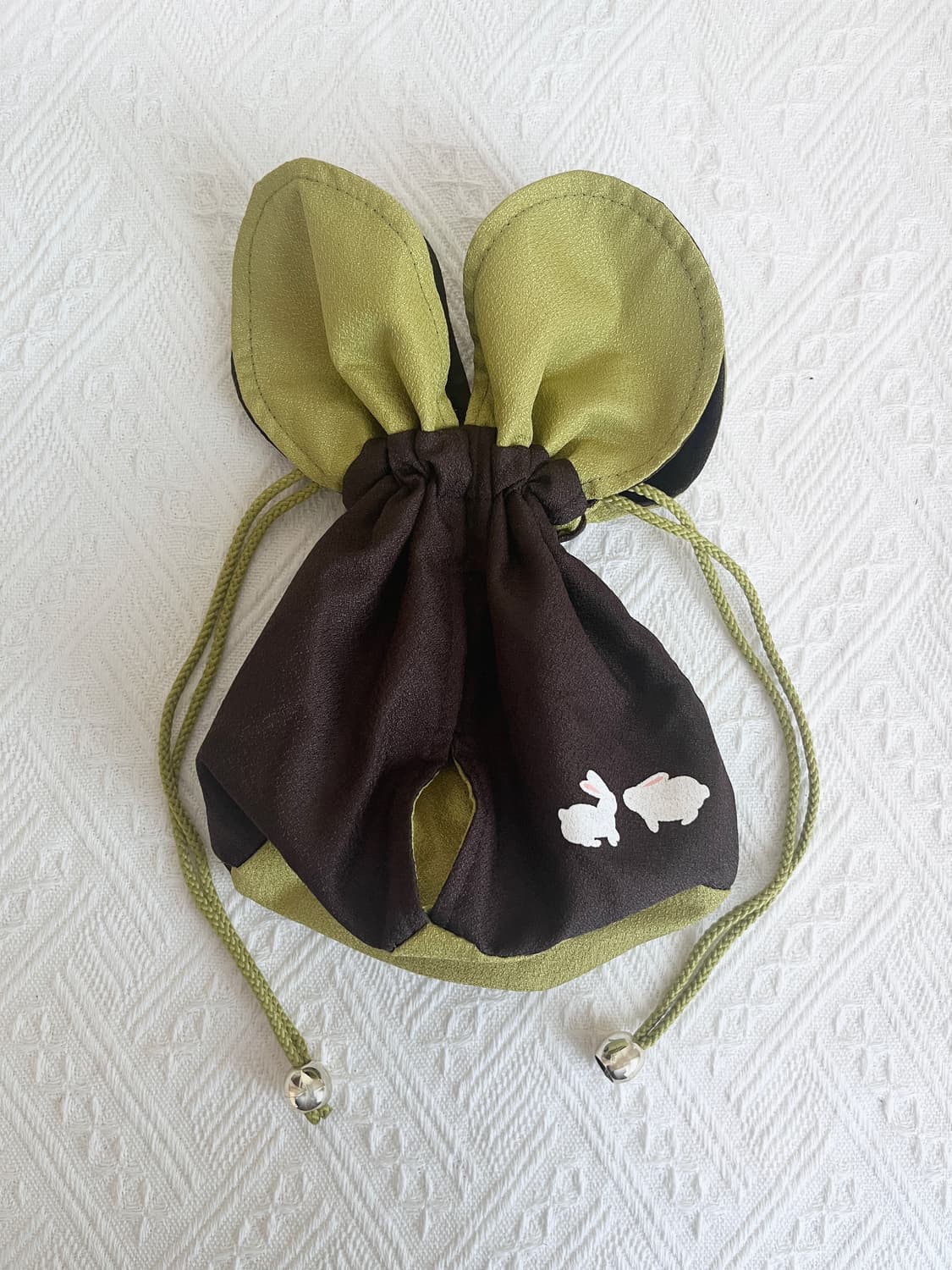 토끼 형태의 브라운 멀티 파우치 상품이미지1