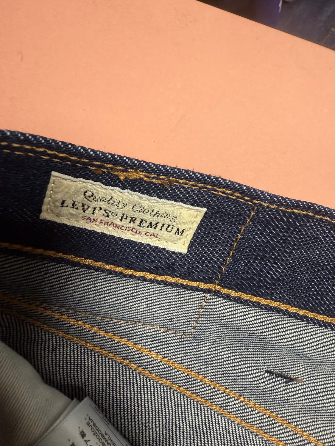 리바이스 501 셀비지 프리미엄  42인치 상품이미지5