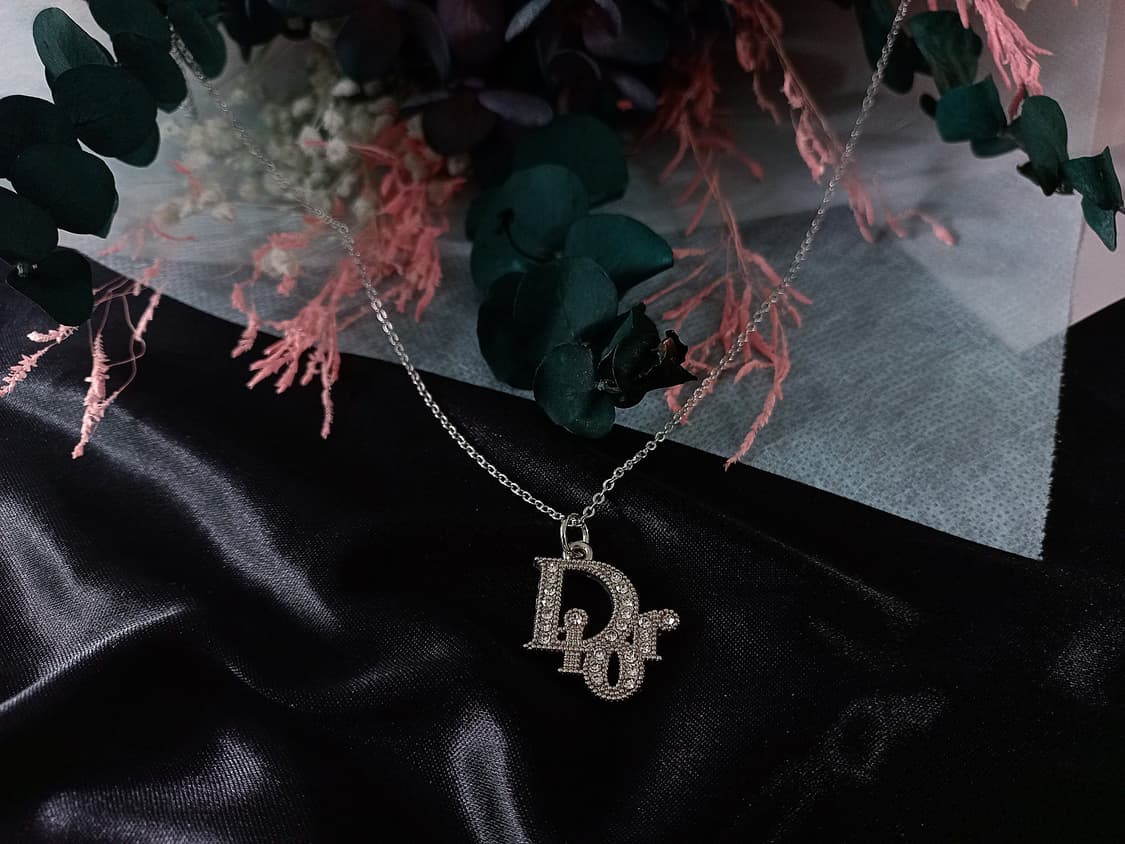 📌오픈기념선착순할인[dior]디올 빈티지 정품 참단추 업사이클링 목걸이 상품이미지4