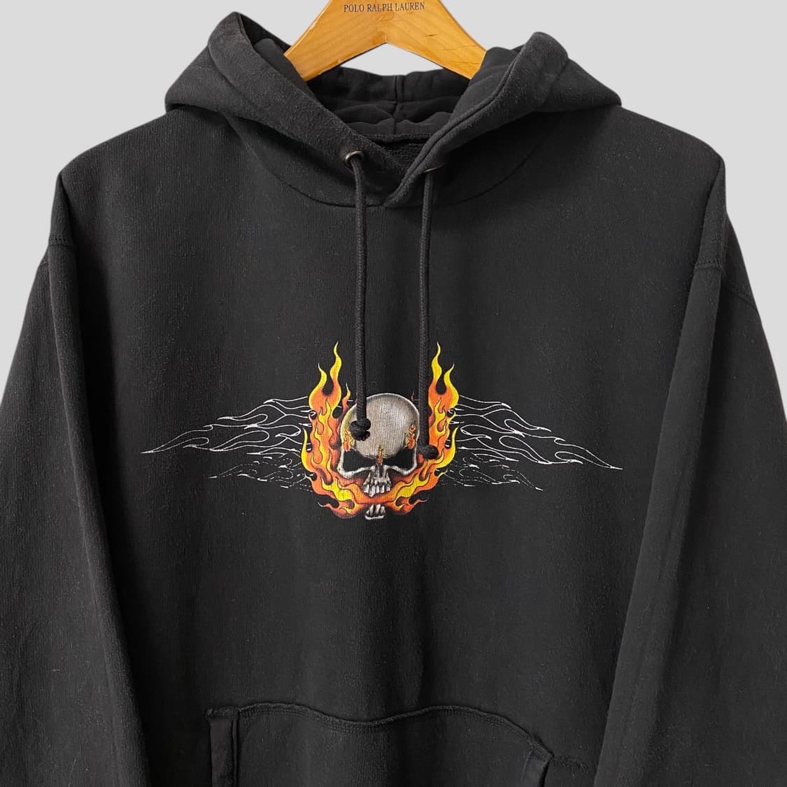 (L)sonoma 소노마 스컬 플레임 후드티셔츠 상품이미지2