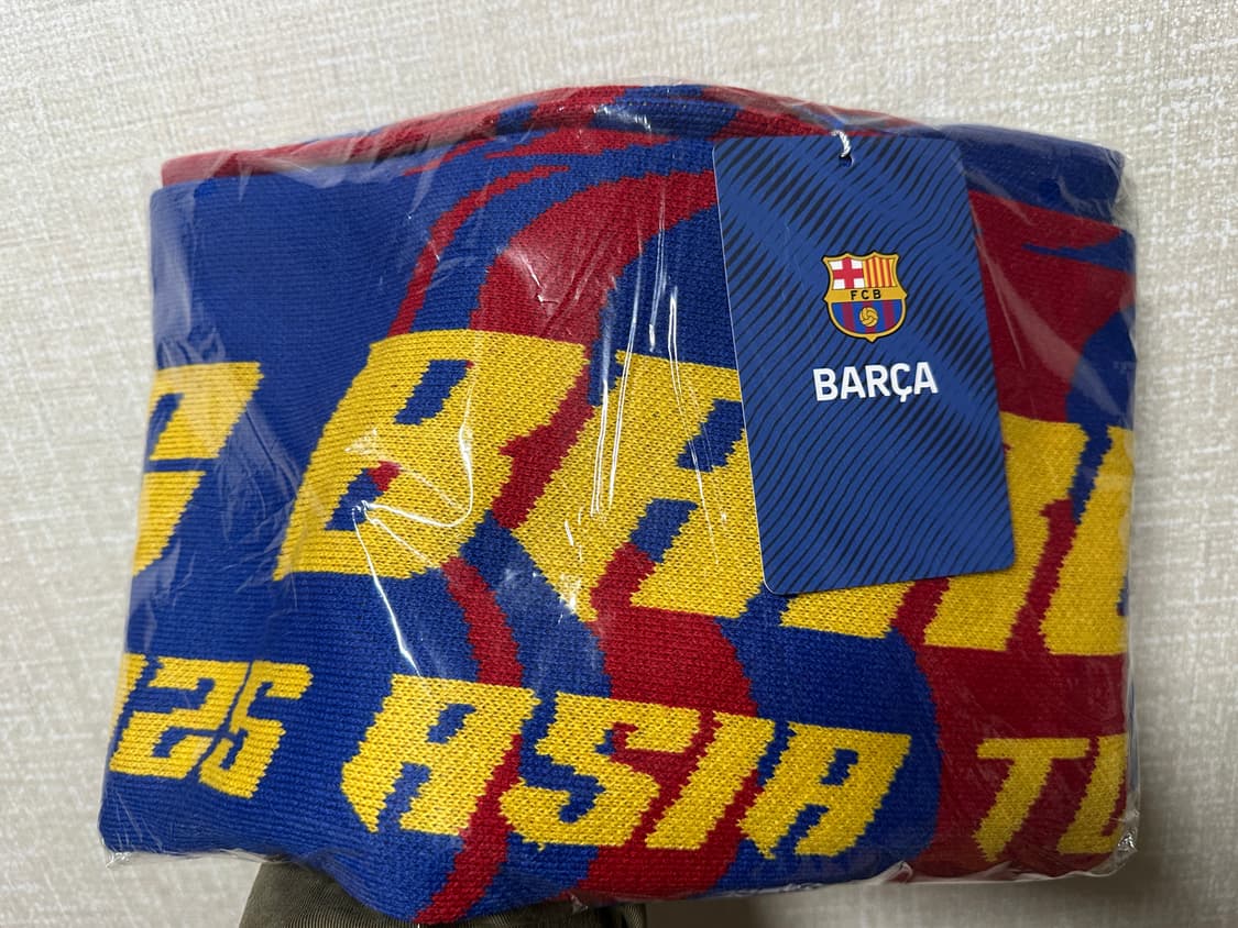 (새제품)FC 바르셀로나 아시아투어 머플러 fc성울 대구fc 상품이미지1