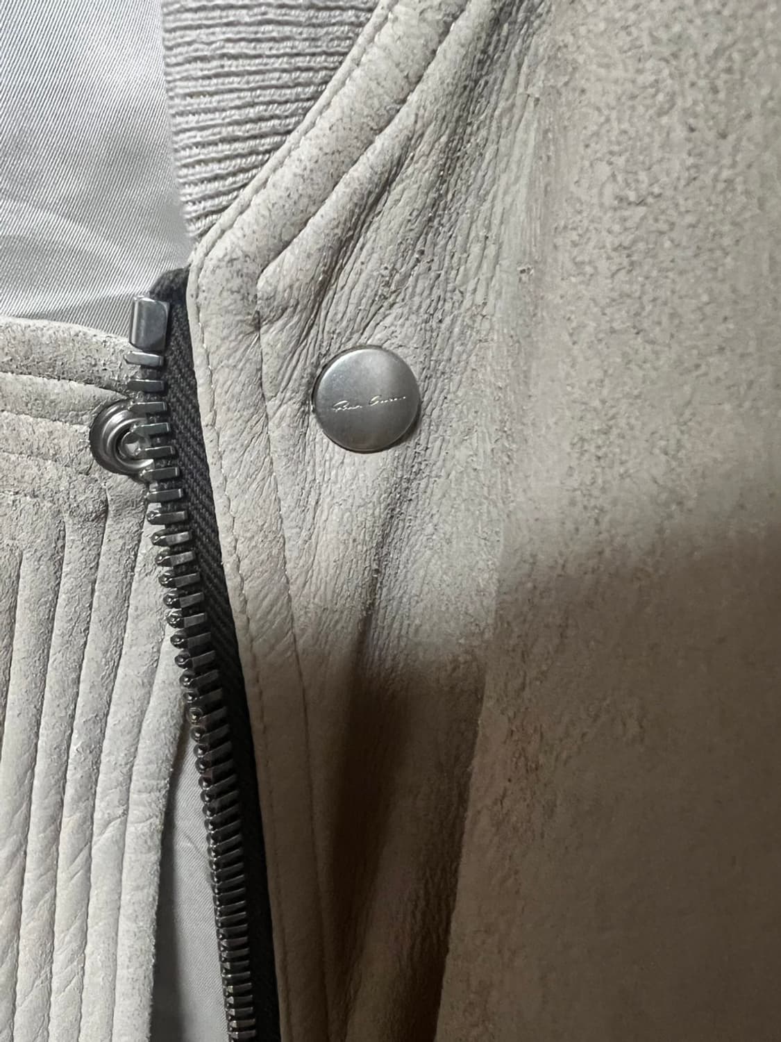 [54]Rick Owens 23ss EDFU 램레더 봄버 자켓 상품이미지3