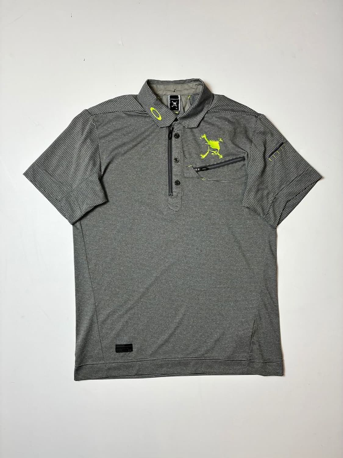 오클리 스트라이프 기능성 카라 반팔 티셔츠 PN9588 상품이미지1