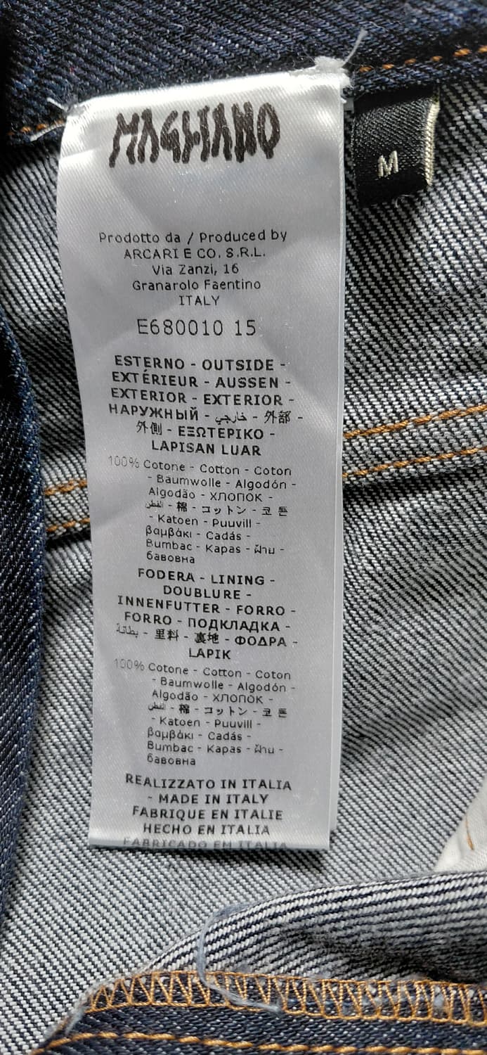 [M] 마리아노 Magliano 와이드 인디고 데님 팬츠 상품이미지6