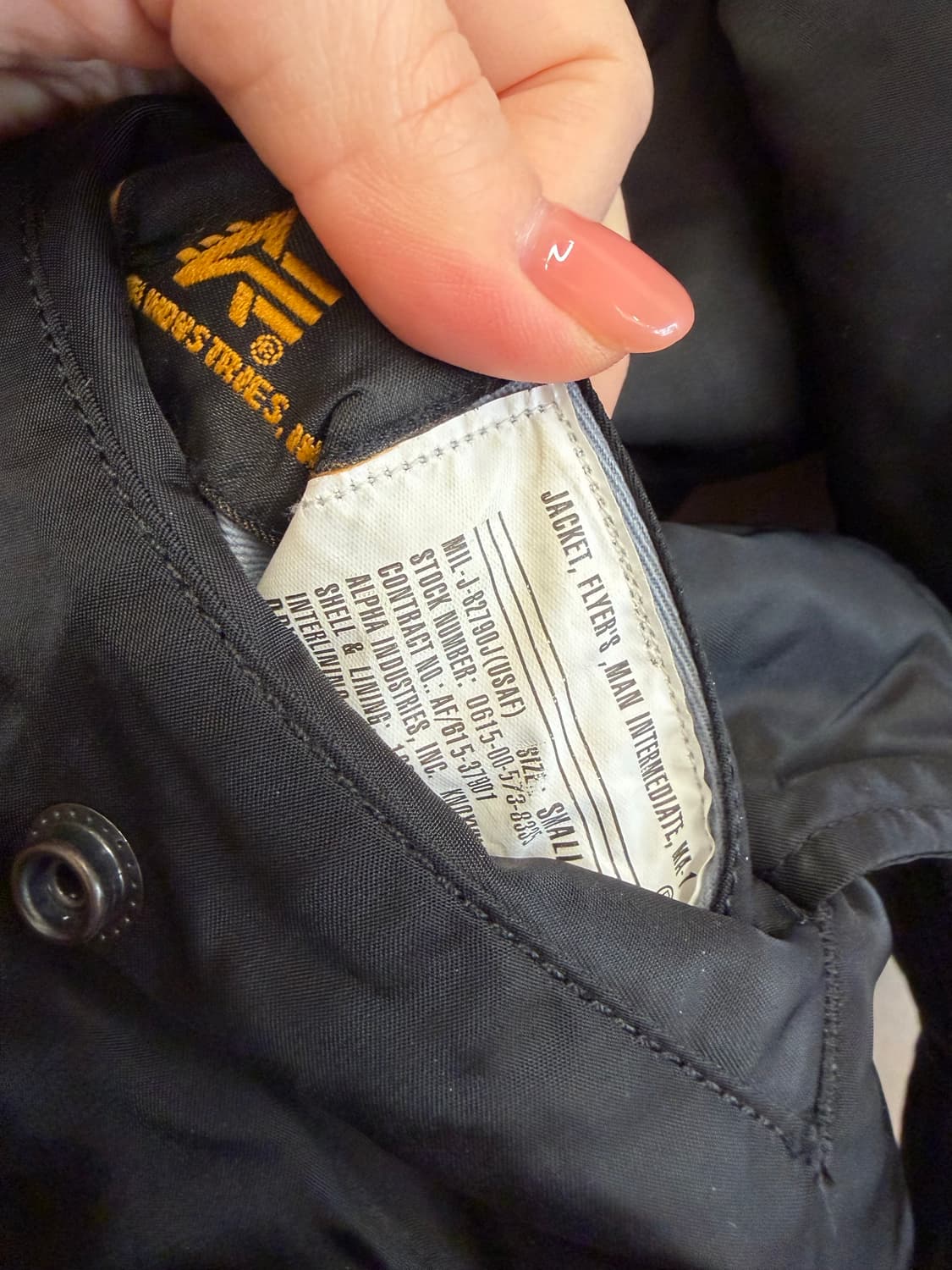 N151. 알파인더스트리 ma-1 자켓 상품이미지2