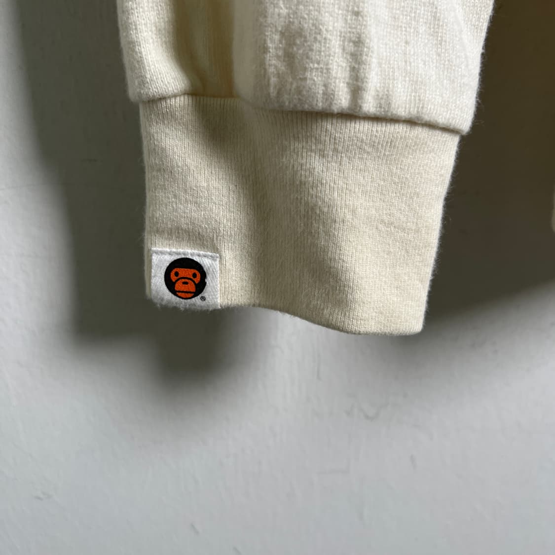 Bape 베이프 베이비 마일로 핑크 스트라이프 럭비 카라티 XS 상품이미지8