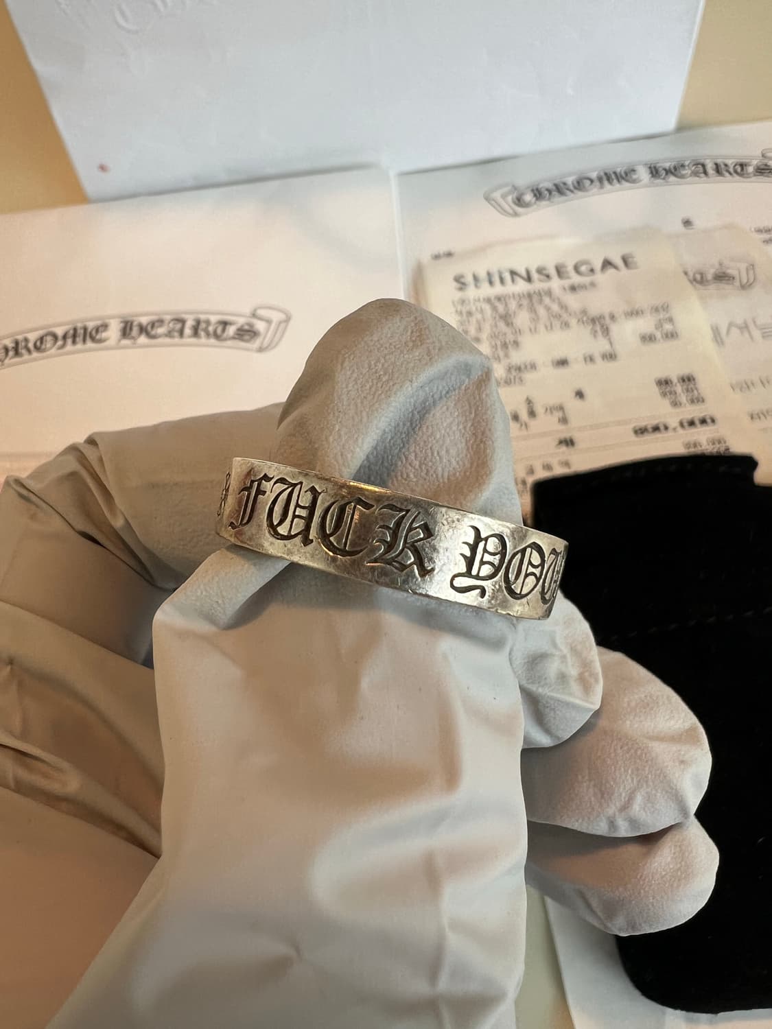 [us11.5] 크롬하츠 퍽유링 상품이미지3