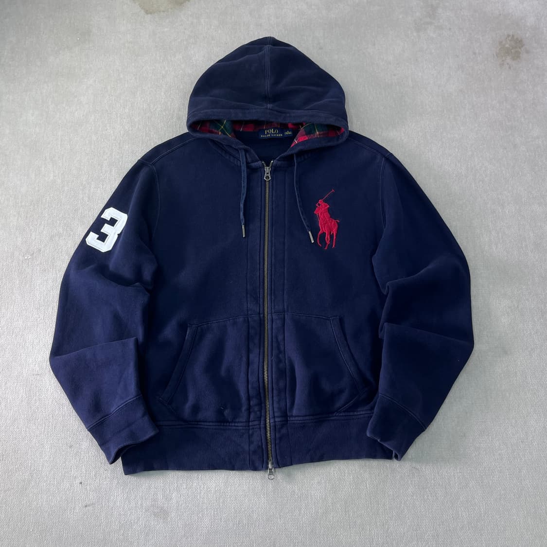95 폴로 랄프로렌 빅포니 네이비 후드집업 상품이미지1