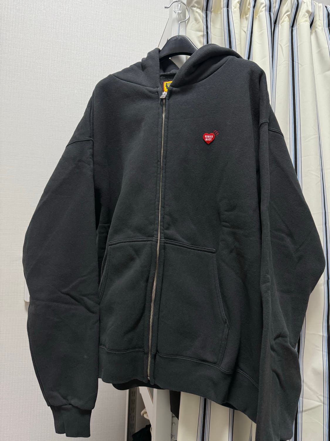 휴먼메이드 후드집업 블랙 L사이즈  상품이미지1