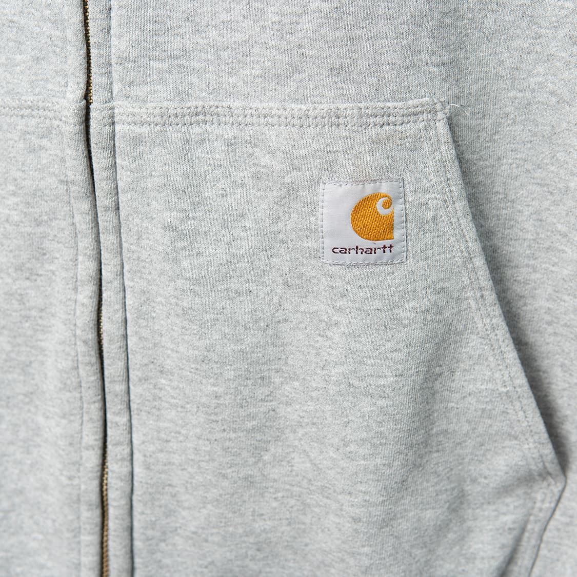 [XL] 칼하트 K122 미드웨이트 후드집업 헤더 그레이  상품이미지2