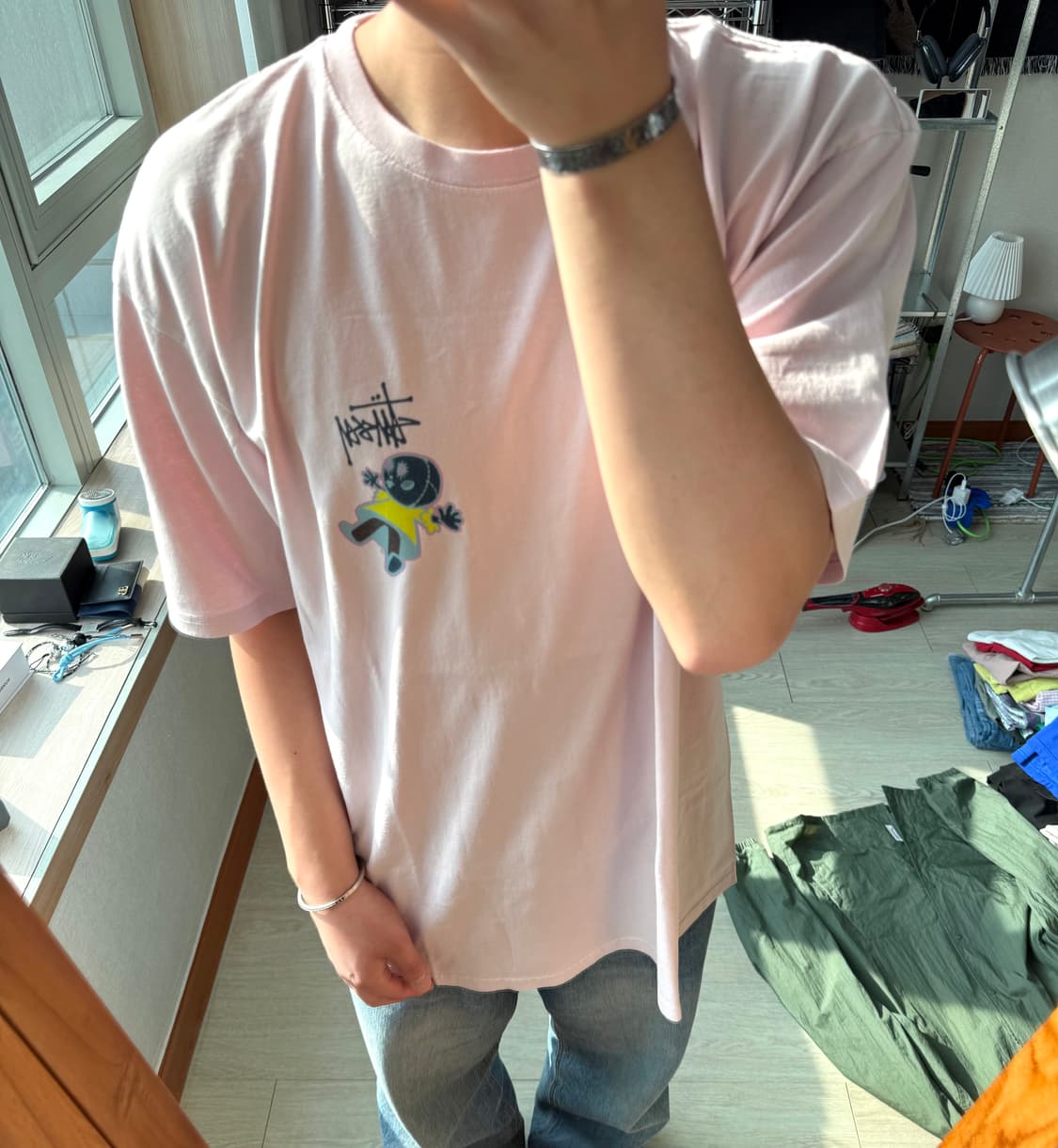 스투시 돌리 피그먼트 반팔 티셔츠 상품이미지1