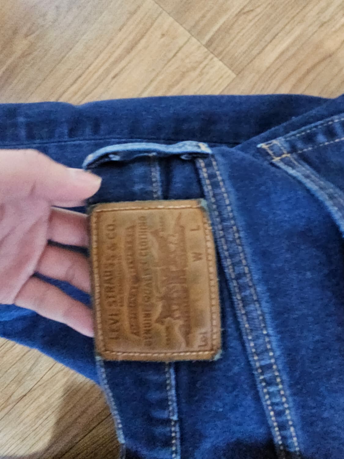 리바이스 502 warm 테이퍼드 진 블랭크탭 30x30 상품이미지3