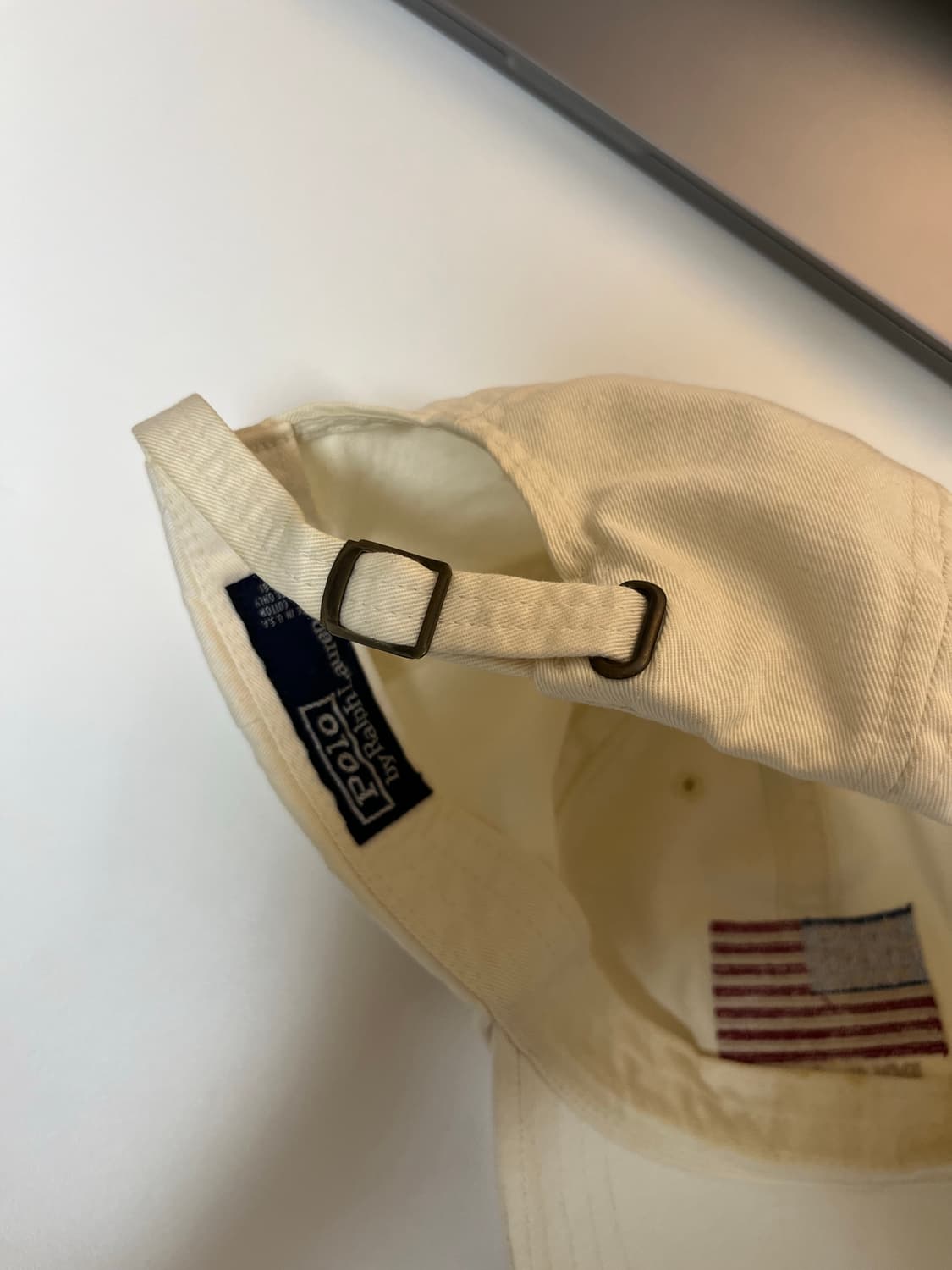 80s polo usa white cap 상품이미지3