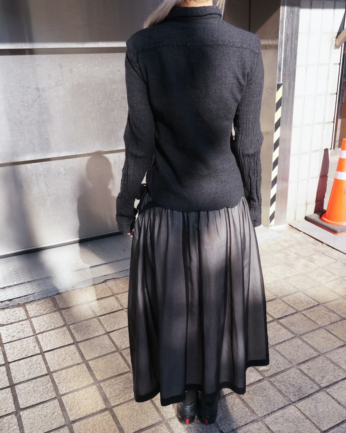 꼼데가르송 트리콧 스커트 상품이미지3