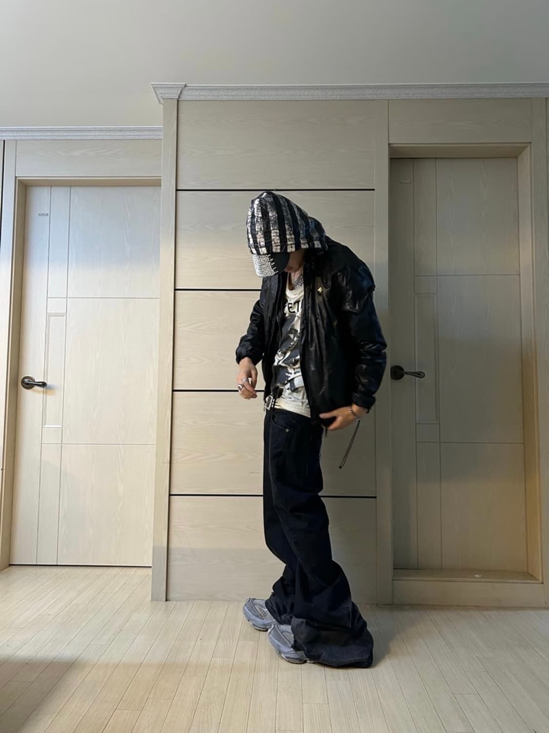 LRG 스트라이프 후디 나일론 자켓 상품이미지2