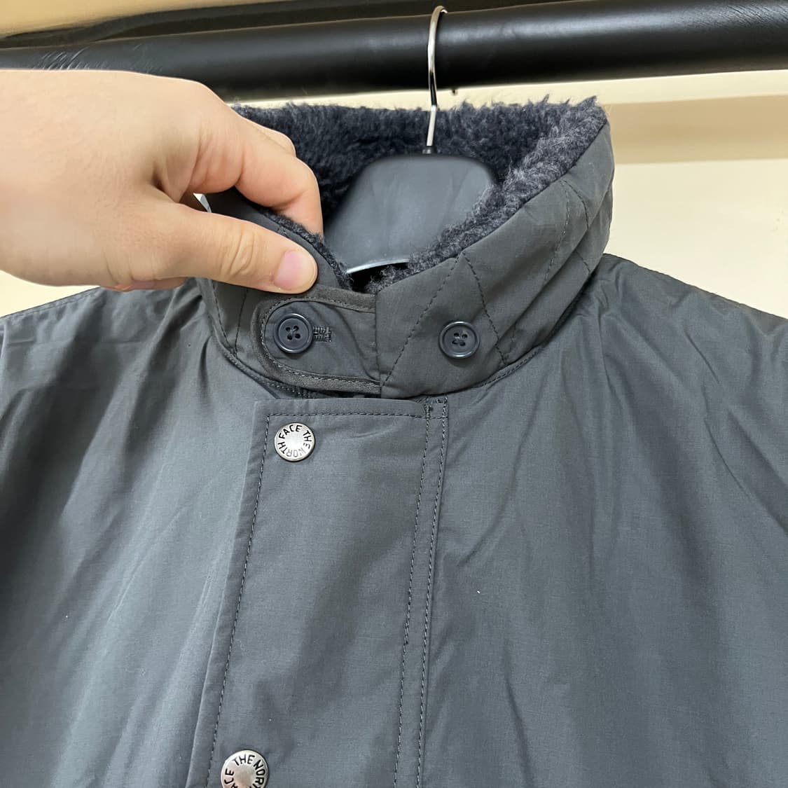 [L] 노스페이스 퍼플라벨 나나미카 울 보아 필드 리버서블 자켓 상품이미지5