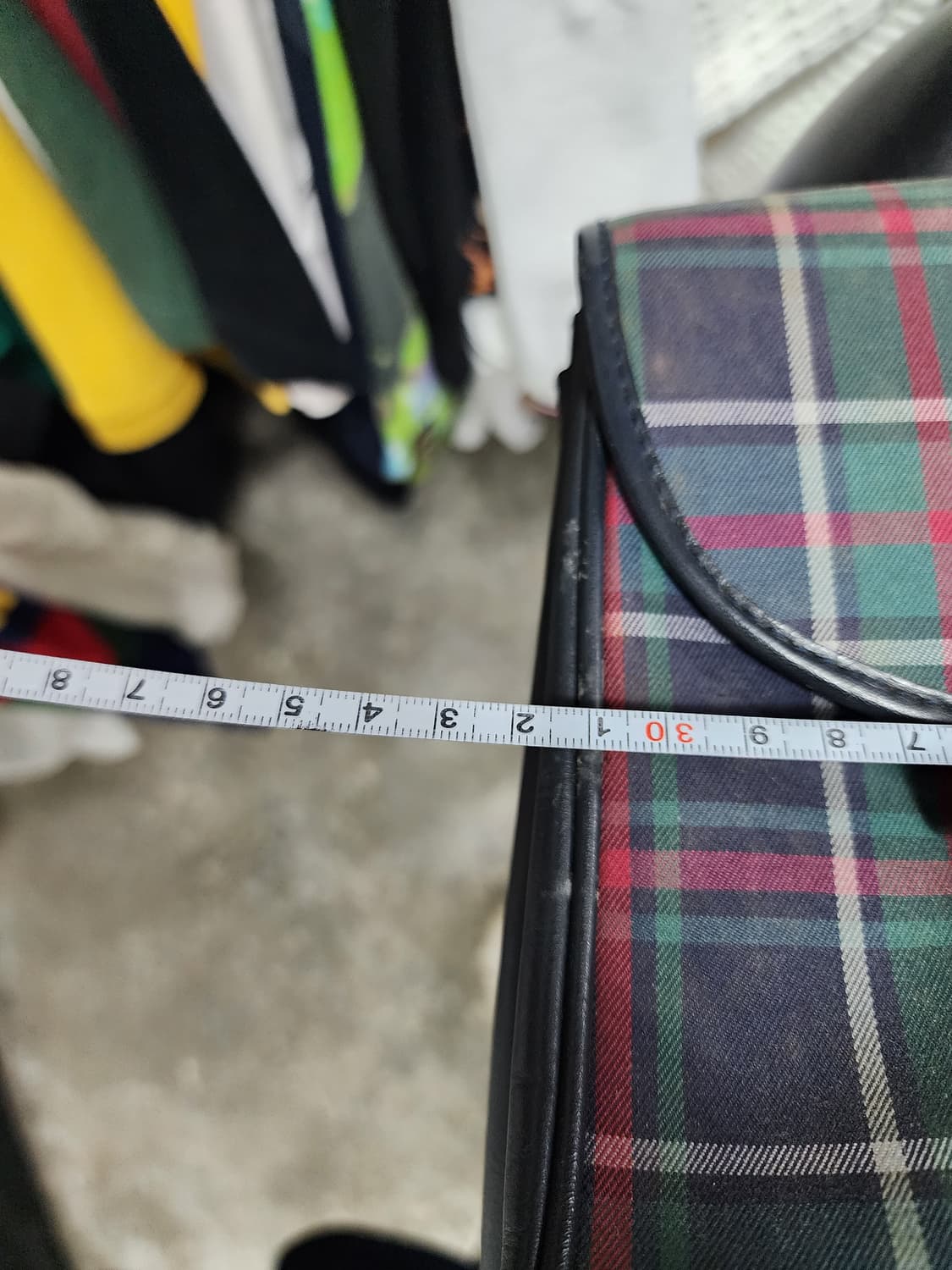 닥스 빈티지 체크무늬 토트백 상품이미지7