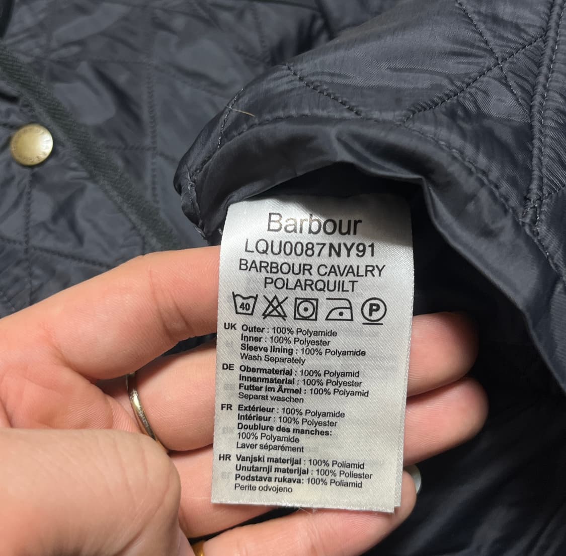 바버 인터네셔널 퀄링 사파리 자켓 점퍼 S 상품이미지9