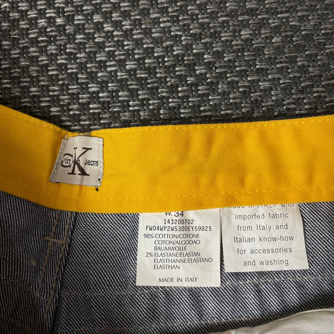 (34) 캘빈클라인 진청 와이드 데님 팬츠 상품이미지7